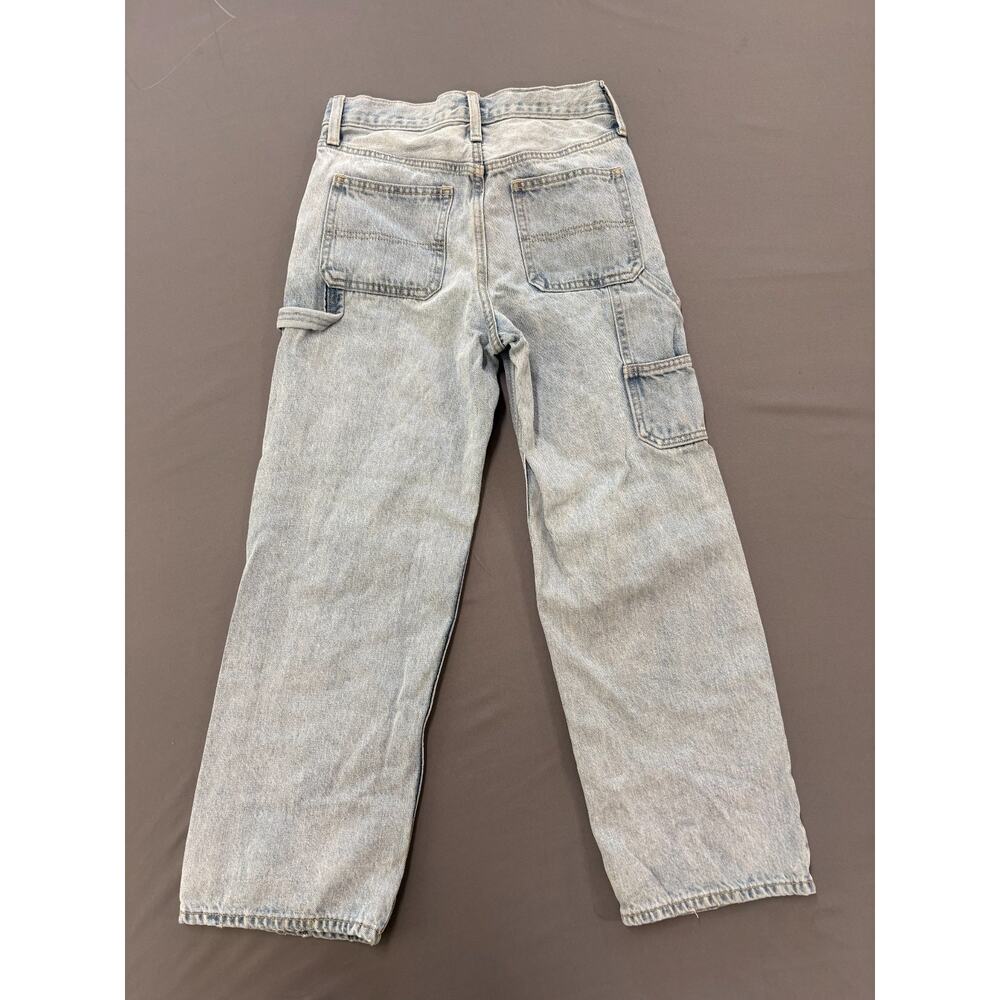 Old Navy • Boys Light Wash Original Baggy Jeans Size 12 adjustable waist - Picture 3 of 4